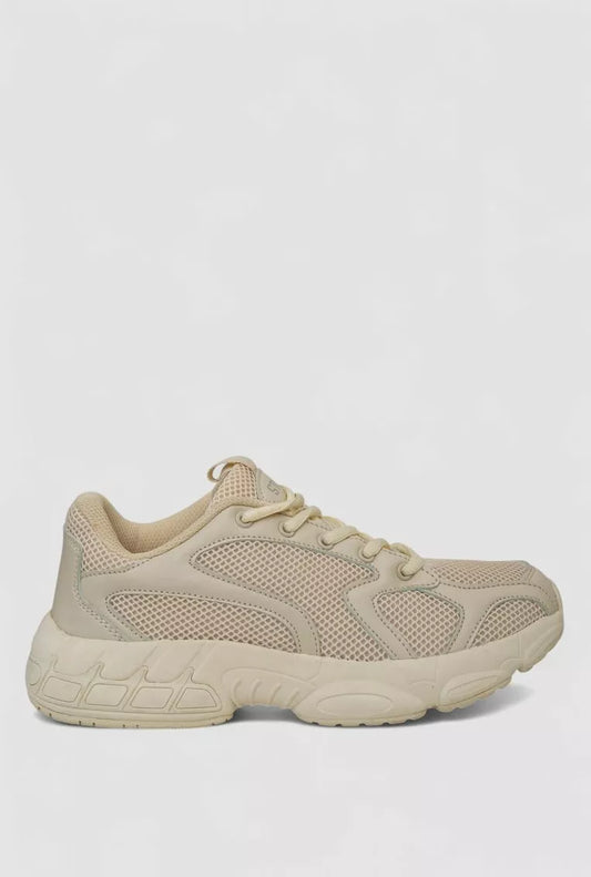 Men's sneakers, beige color